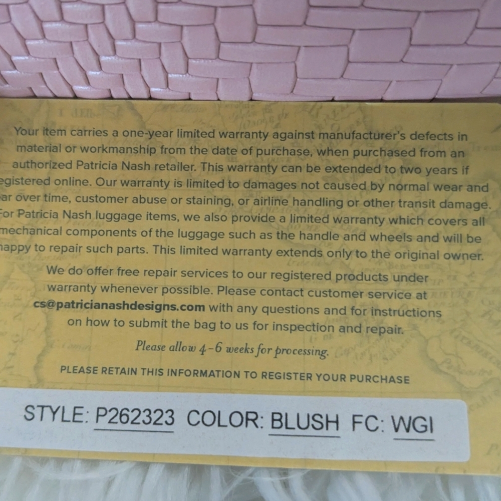 Paticia Nash Pink Woven Clutch - Picture 3 of 4
